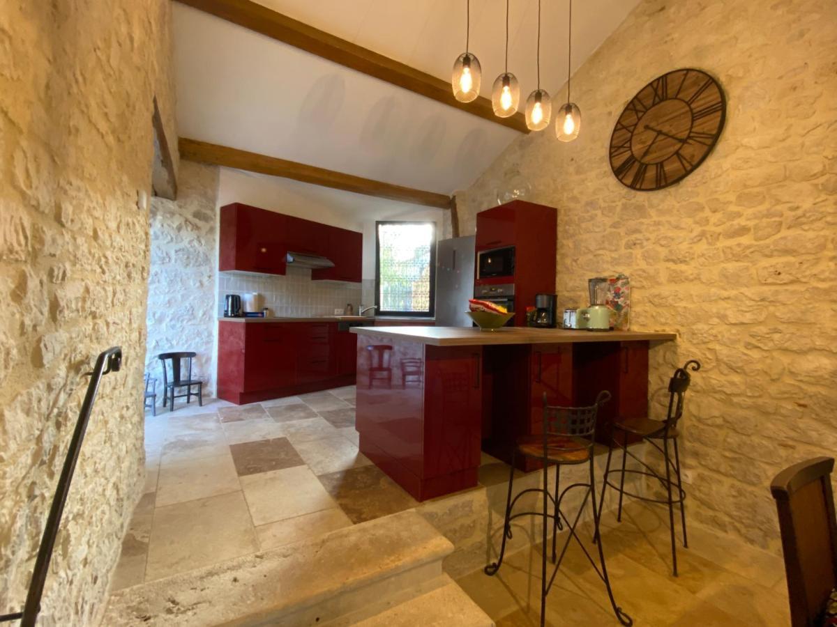 Maison De Village, Charme Et Confort Mauroux  Buitenkant foto
